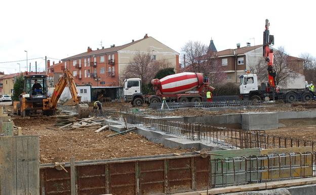 Imagen del actual estado de las obras.