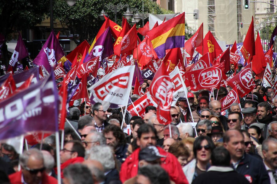 Fotos: Manifestación del 1 de mayo en León