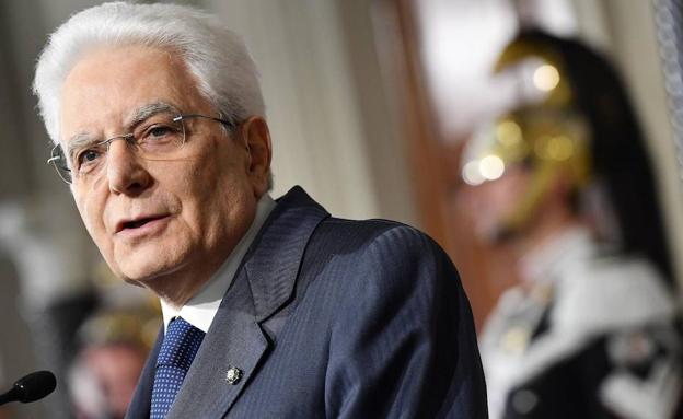 El presidente de Italia, Sergio Mattarella.