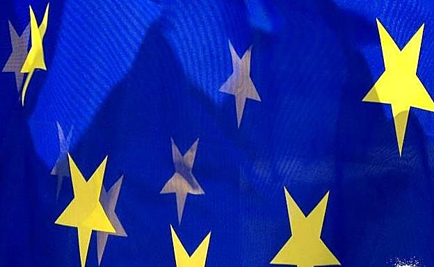 Bandera de la Unión Europea.