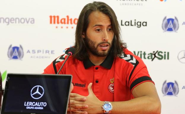 Mario Ortiz, en sala de prensa.