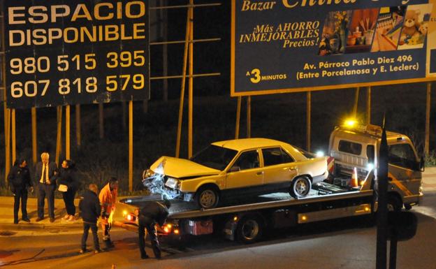 Imagen del lugar del accidente.