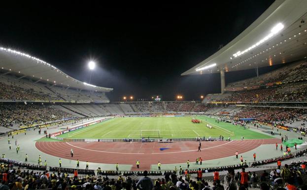 Vista general del estadio Ataturk Olympic de Estambul, de Turquía. 