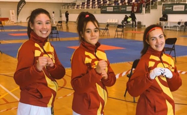 Triple representación leonesa en el Campeonato de España sub21 de taekwondo