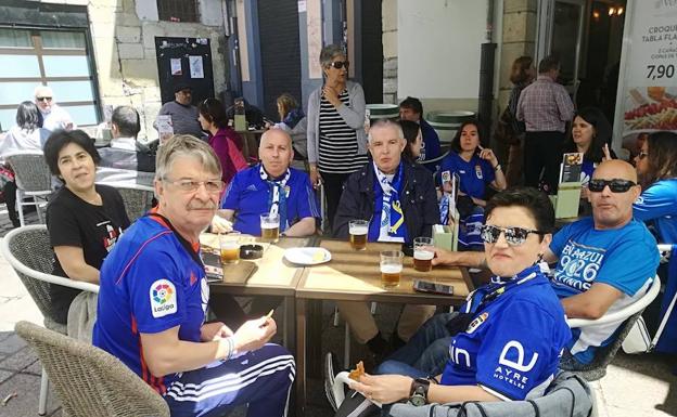 León se tiñe de azul oviedista