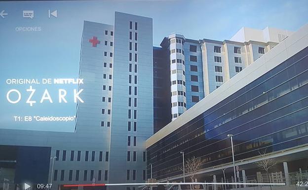 Fragmento de Ozark en el que aparece el Hospital de León. 
