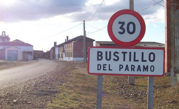 Bustillo del Páramo, la localidad con más lluvia en las últimas horas.