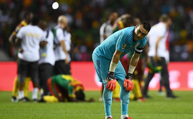 Essam El-Hadary, el portero de Egipto. 