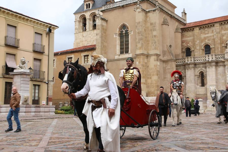 León conmemora con orgullo los actos del Natalicio del Águila con la creación de la Legio VII Gémina y el nombramiento de Galba como emperador