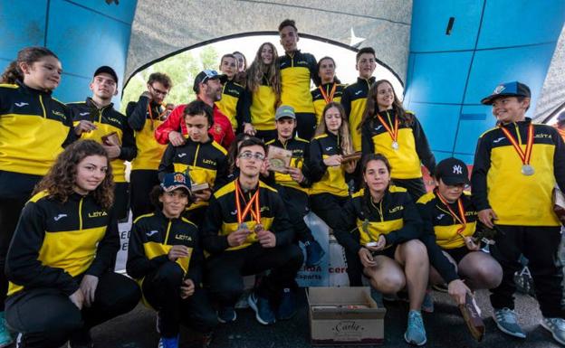 El CD Leitariegos se corona subcampeón nacional de alpino en línea