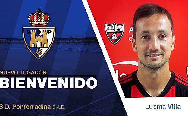 Luisma Villa, tercer fichaje de la Deportiva