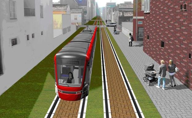 Proyecto del tren-tram en la integración de Feve.