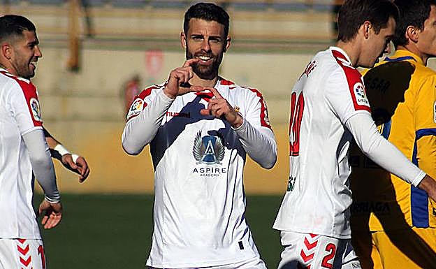 Rodri celebra un gol con la Cultural.