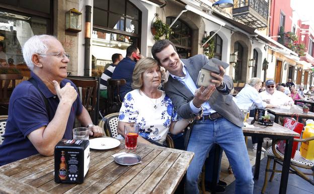 Galería. Pablo Casado, durante su visita a León. 