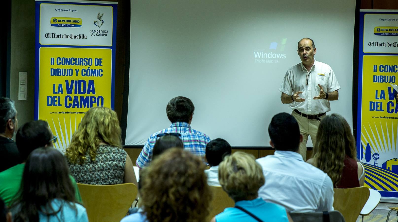 Los trabajos plasman una visión positiva sobre el campo, la agricultura y el medio ambiente