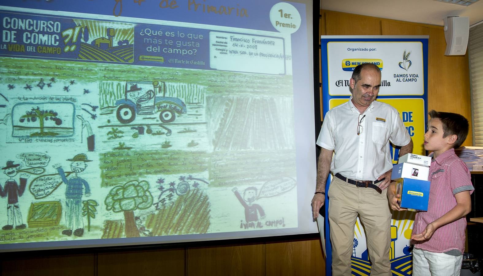 Los trabajos plasman una visión positiva sobre el campo, la agricultura y el medio ambiente