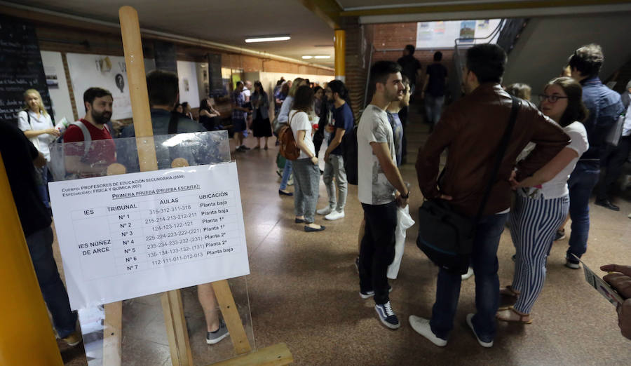 Fotos: Oposiciones de Secundaria en Castilla y León