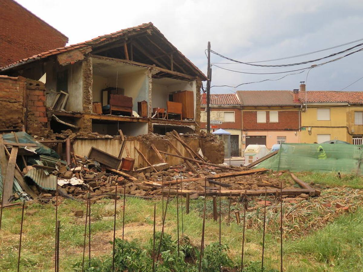 Fotos: Efectos de la lluvia en Villaobispo