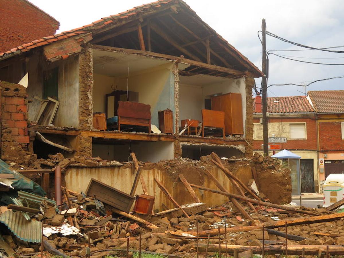 Fotos: Efectos de la lluvia en Villaobispo