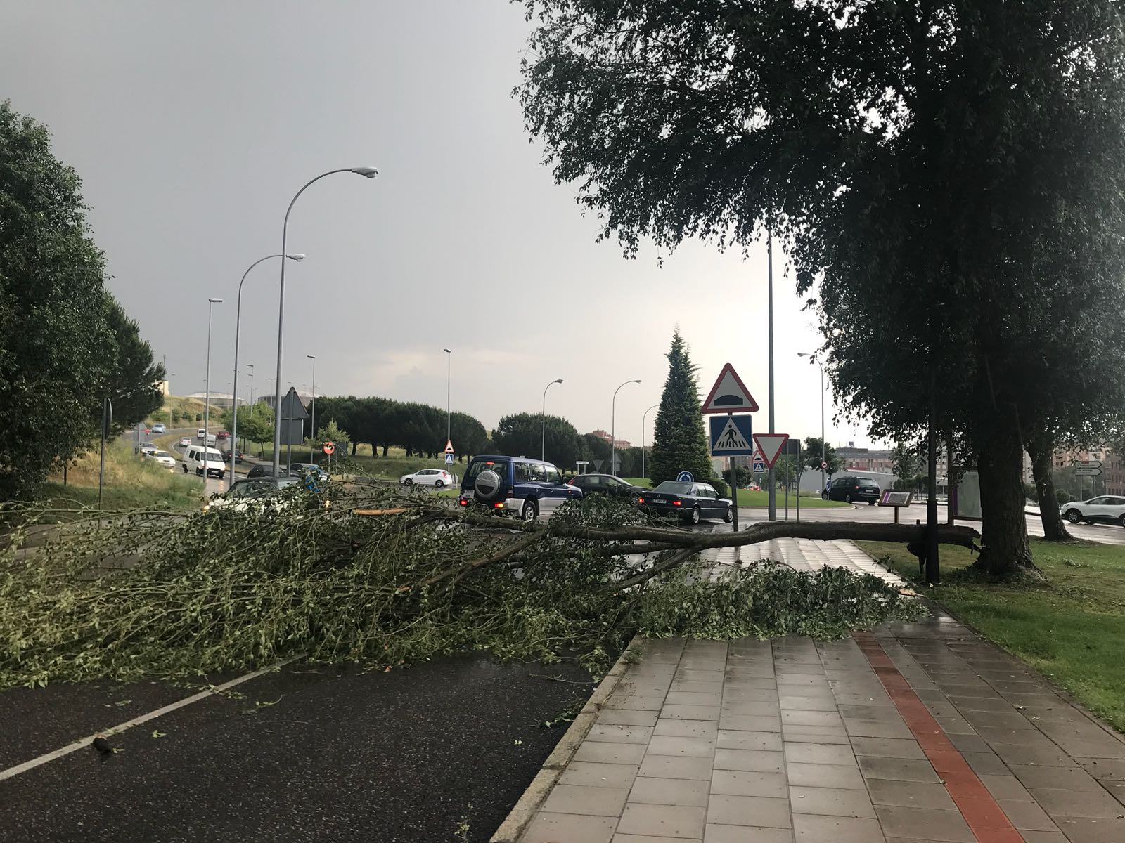 Fotos: Una gran tormenta sorprende a León y a su alfoz