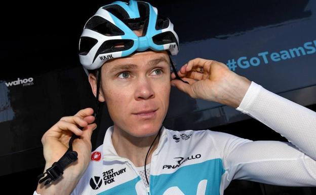 El corredor británico Chris Froome. 