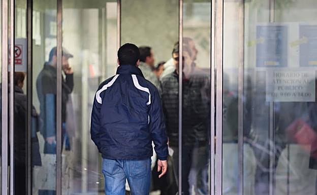 Oficina de desempleo.