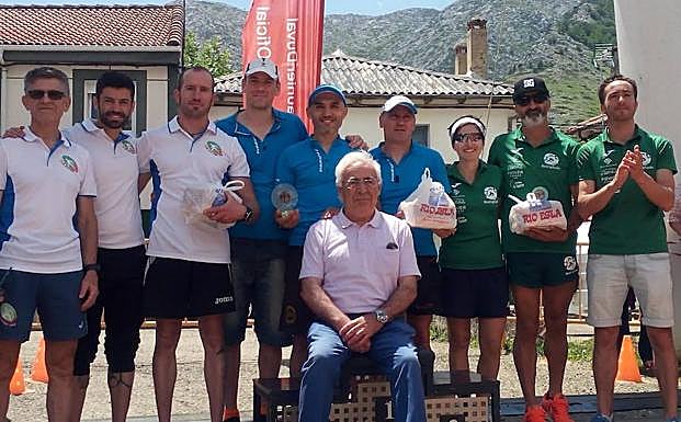 Vencedores por equipos. 