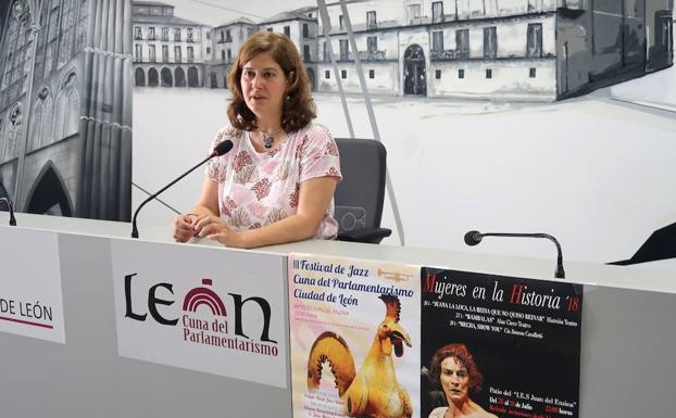 Margarita Torres, en rueda de prensa.