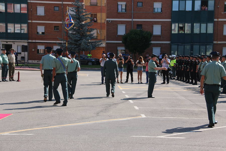 Fotos: Toma de posesión del nuevo jefe de la XII Zona de la Guardia Civil de Castilla y León