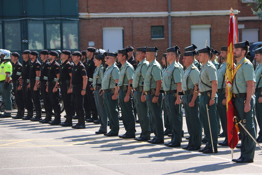 Fotos: Toma de posesión del nuevo jefe de la XII Zona de la Guardia Civil de Castilla y León