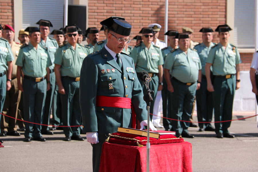 Fotos: Toma de posesión del nuevo jefe de la XII Zona de la Guardia Civil de Castilla y León