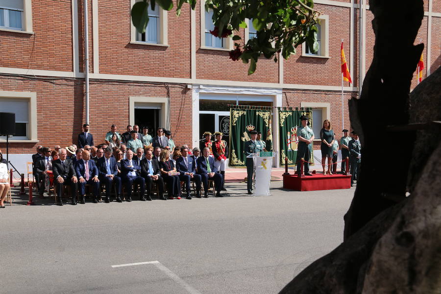 Fotos: Toma de posesión del nuevo jefe de la XII Zona de la Guardia Civil de Castilla y León