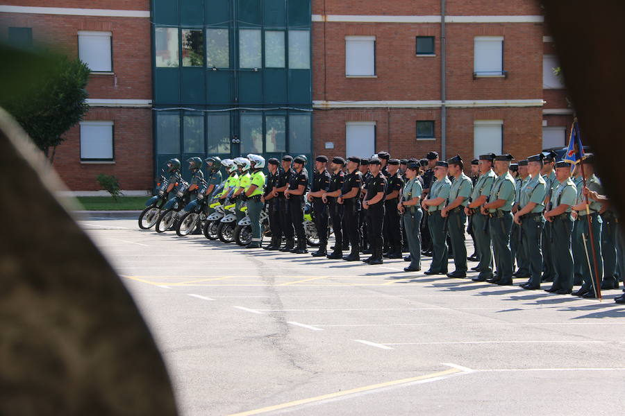 Fotos: Toma de posesión del nuevo jefe de la XII Zona de la Guardia Civil de Castilla y León