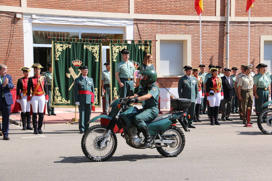 Fotos: Toma de posesión del nuevo jefe de la XII Zona de la Guardia Civil de Castilla y León
