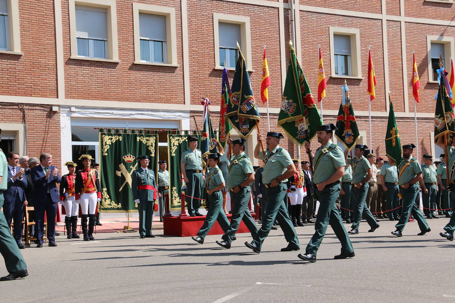 Fotos: Toma de posesión del nuevo jefe de la XII Zona de la Guardia Civil de Castilla y León