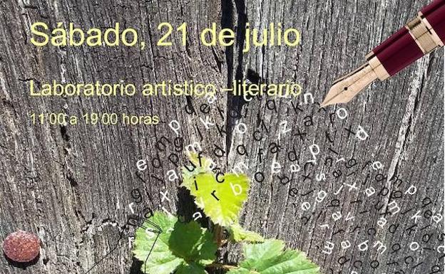 Cartel del laboratorio artístico-literario.