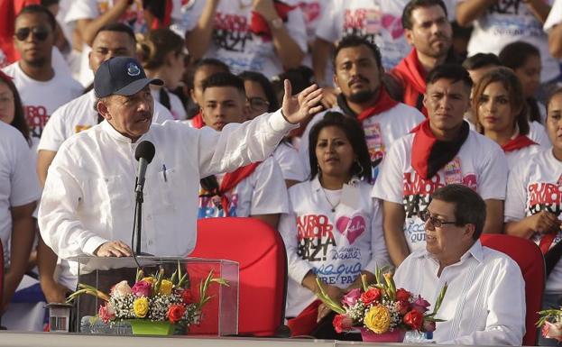 El presidente de Nicaragua, Daniel Ortega.