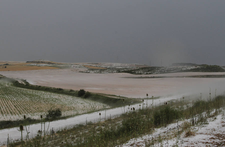 Fotos: Tormentas y granizo en Castilla y León
