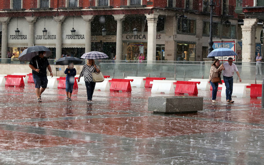 Fotos: Tormentas y granizo en Castilla y León
