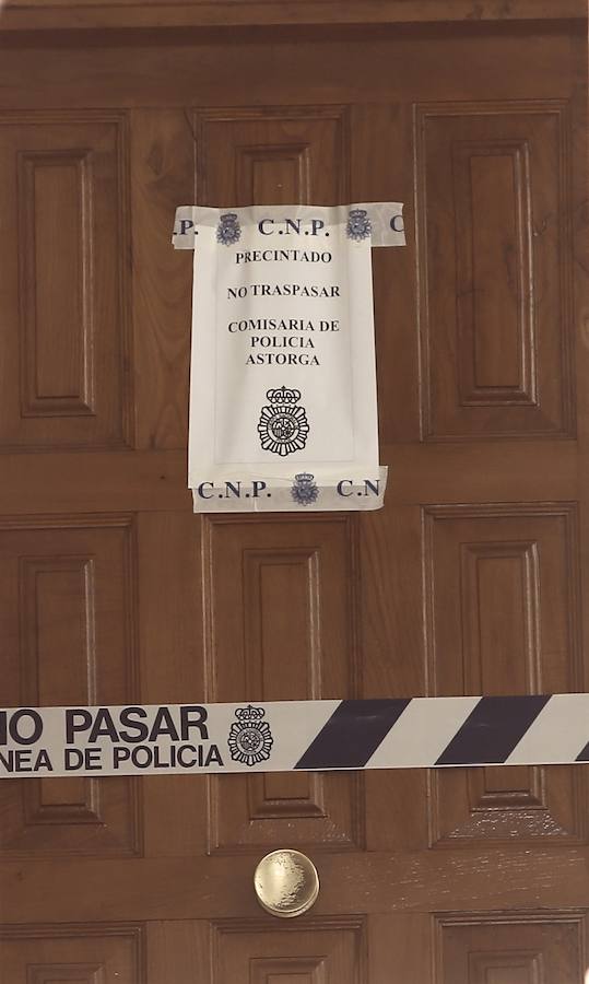 Fotos: Caso de violencia de género en Astorga