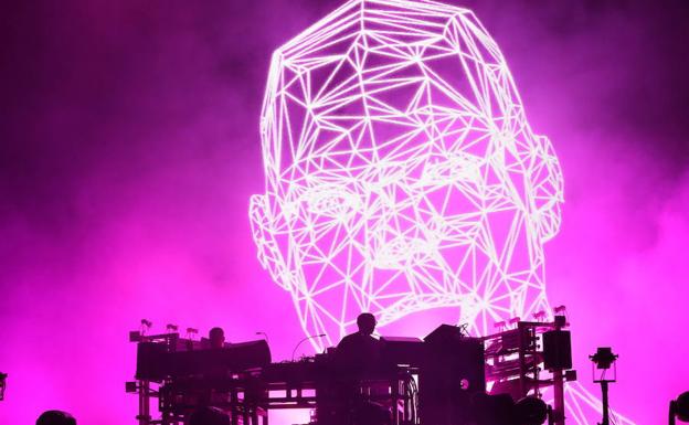 Concierto de Chemical Brothers en Rock in Rio Lisboa 2018. 