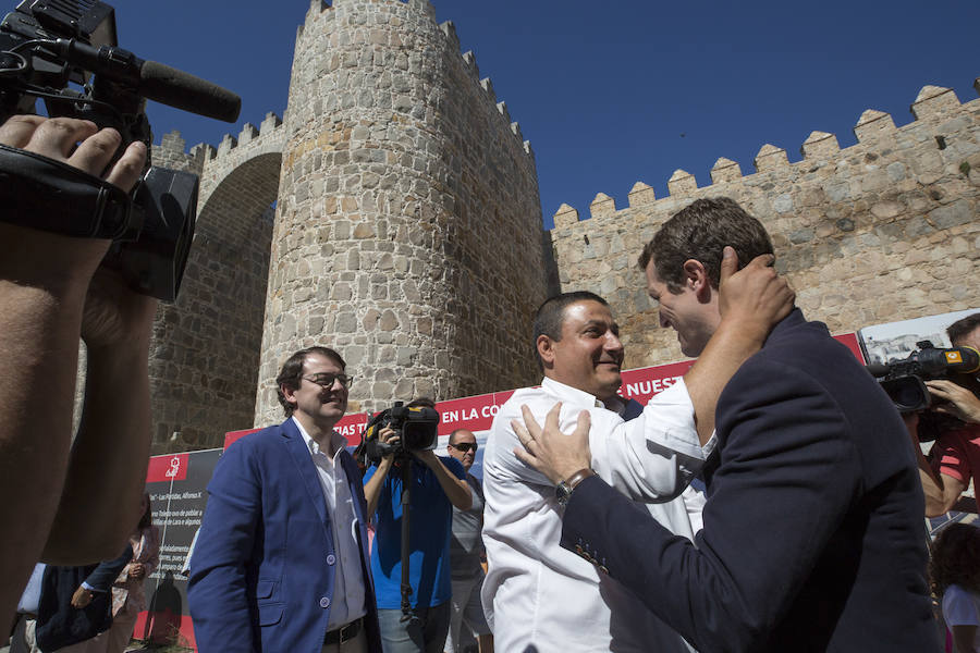 Fotos: Pablo Casado visita Ávila y preside la junta Directiva del PP de Ávila