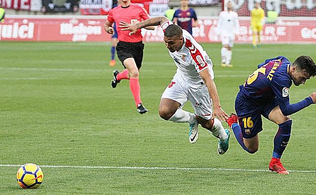 Gianni, en un partido de la pasada temporada.