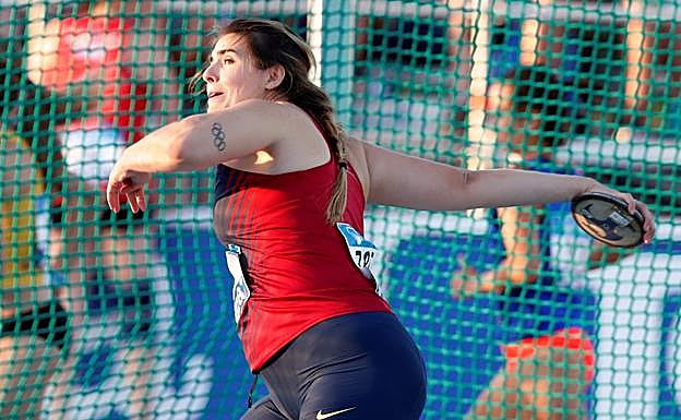 Sabina Asenjo, en el Campeonato de España de Atletismo de Getafe.