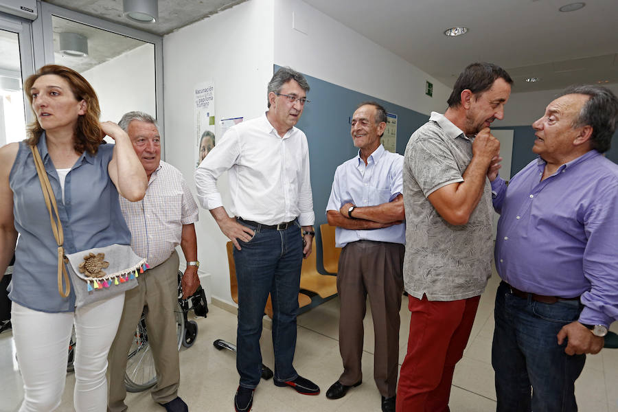 Juan Martínez Majo, con los alcaldes. 