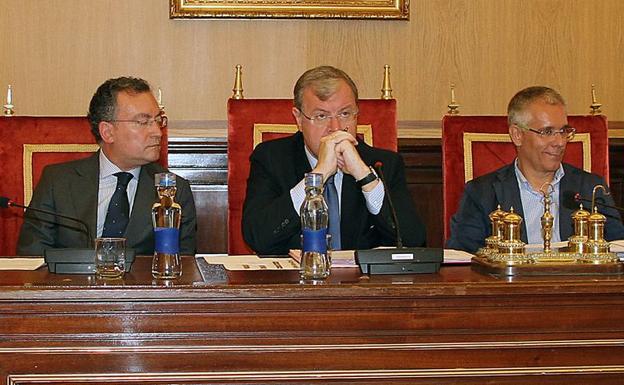 Fernando Salguero, durante un pleno del Ayuntamiento.