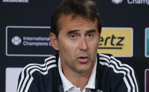 Julen Lopetegui, entrenador del Real Madrid. 