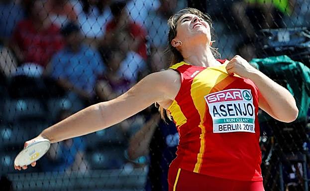 Sabina Asenjo, este jueves en el Europeo de Berlín.