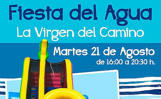La Fiesta del Agua llega a La Virgen del Camino el 21 de agosto