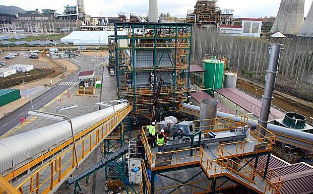 Planta de captura de CO2 de la Ciuden en Cubillos del Sil. 